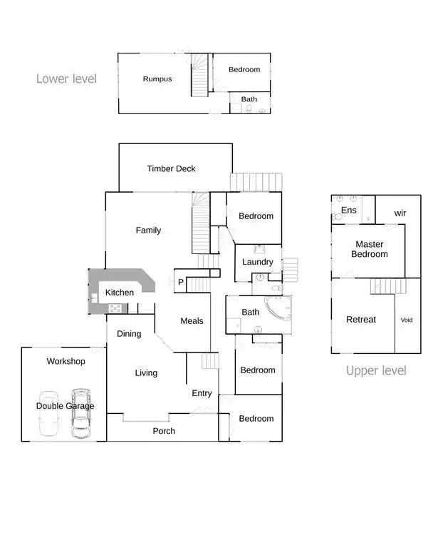 Floorplan of Homely house listing, 11 Greenhill Rise, Ringwood North VIC 3134
