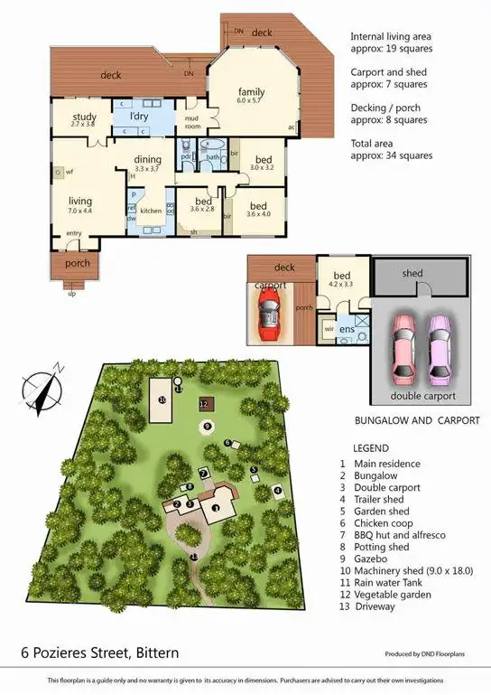 Floorplan of Homely house listing, 6 Pozieres Street, Bittern VIC 3918
