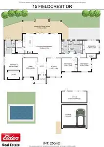 Floorplan of Homely house listing, 15 Fieldcrest Drive, Lennox Head NSW 2478