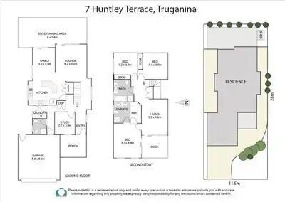 Floorplan of Homely house listing, 7 Huntley Terrace, Truganina VIC 3029