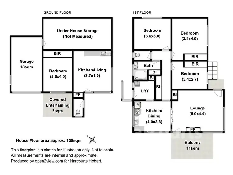 Floorplan of Homely house listing, 2 Kingswood Crescent, Berriedale TAS 7011