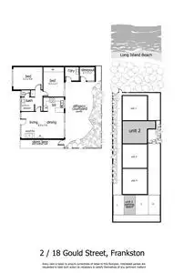 Floorplan of Homely unit listing, 2/18 Gould Street, Frankston VIC 3199