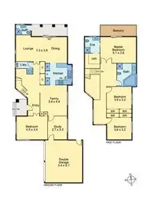 Floorplan of Homely house listing, 63 Virginia Crescent, Bundoora VIC 3083