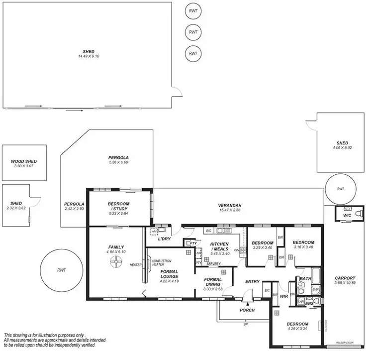 Floorplan of Homely house listing, 8 Martin Street, Gawler East SA 5118