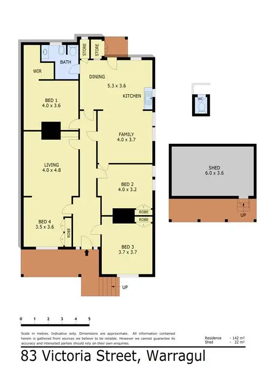 Floorplan of Homely house listing, 83 Victoria Street, Warragul VIC 3820