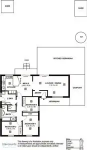 Floorplan of Homely house listing, 8 Greensview Road, Banksia Park SA 5091