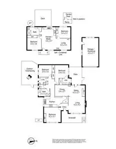 Floorplan of Homely house listing, 4 Rankin Road, Boronia VIC 3155