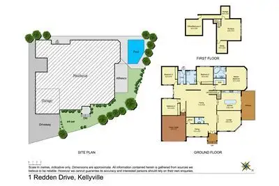 Floorplan of Homely house listing, 1 Redden Drive, Kellyville NSW 2155