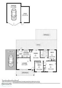 Floorplan of Homely house listing, 74 Kensington Way, Burton SA 5110