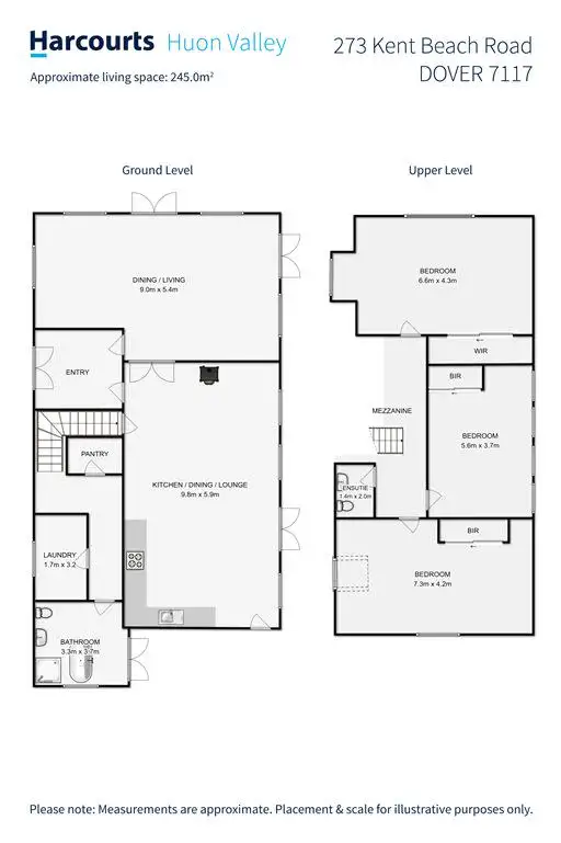 Floorplan of Homely house listing, 273 Kent Beach Road, Dover TAS 7117