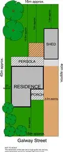 Floorplan of Homely house listing, 43 Galway Street, Seaford VIC 3198