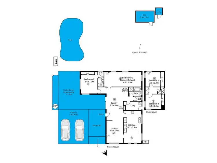 Floorplan of Homely house listing, 2 Pelham Street, Flagstaff Hill SA 5159