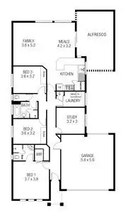 Floorplan of Homely house listing, 35 Mowbray Street, Mawson Lakes SA 5095
