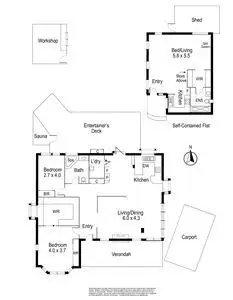 Floorplan of Homely house listing, 10 Gidgee Court, Wantirna South VIC 3152