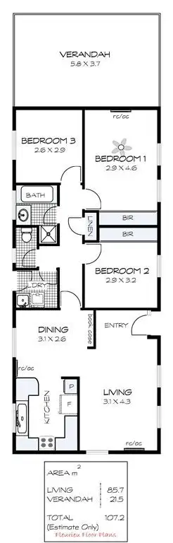 Floorplan of Homely house listing, 19 Surrey Avenue, Victor Harbor SA 5211