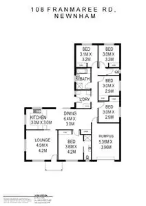 Floorplan of Homely house listing, 108 Franmaree Road, Newnham TAS 7248
