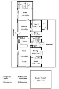 Floorplan of Homely rural property listing, 22 Lefroy Lane, Hastings VIC 3915