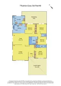 Floorplan of Homely house listing, 7 Rushden Close, Bell Post Hill VIC