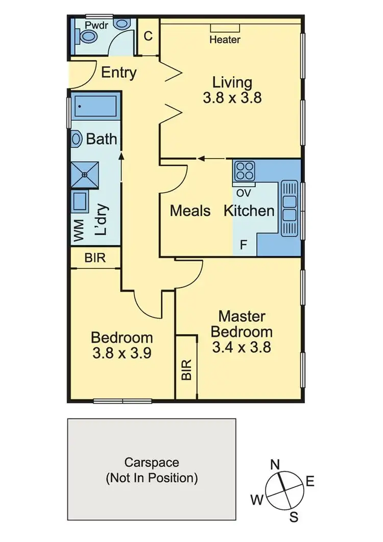 Floorplan of Homely apartment listing, 1/9 -11 Rose Street, Box Hill VIC 3128