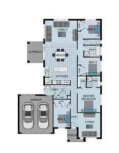 Floorplan of Homely house listing, 20 Gary Avenue, Drouin VIC 3818