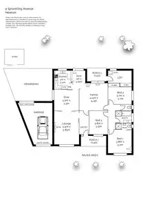 Floorplan of Homely house listing, 9 Sprankling Avenue, Newton SA 5074