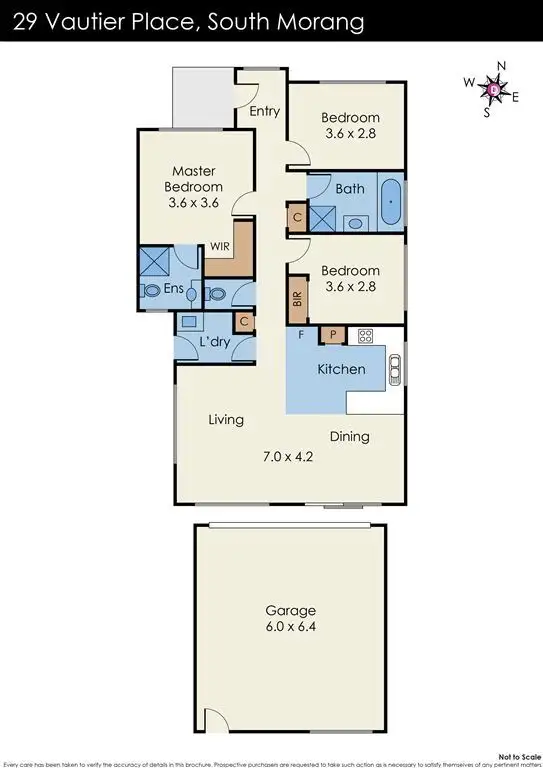 Floorplan of Homely house listing, 29 Vautier Place, South Morang VIC 3752