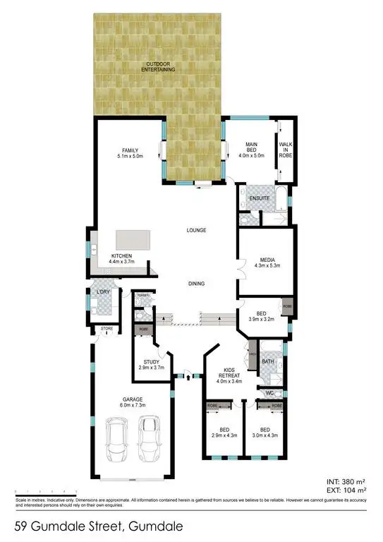 Floorplan of Homely house listing, 59 Gumdale Street, Wakerley QLD 4154