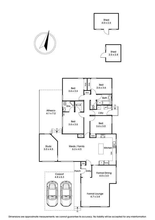 Floorplan of Homely house listing, 9 Chequers Close, Wantirna VIC 3152