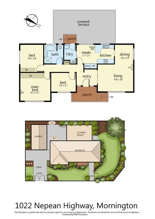 Floorplan of Homely house listing, 1022 Nepean Highway, Mornington VIC 3931