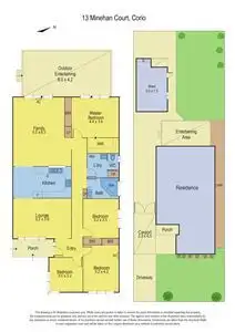 Floorplan of Homely house listing, 13 Minehan Court, Corio VIC 3214