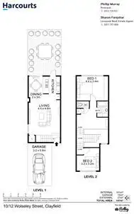 Floorplan of Homely townhouse listing, 10/12 Wolseley Street, Clayfield QLD 4011