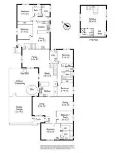 Floorplan of Homely house listing, 60 Amersham Drive, Wantirna VIC 3152