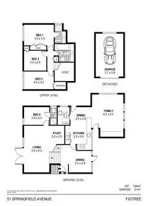 Floorplan of Homely house listing, 51 Springfield Avenue, Figtree NSW 2525
