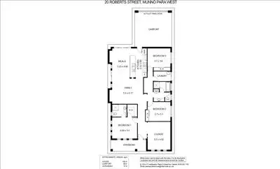 Floorplan of Homely house listing, 20 Roberts Street, Munno Para West SA 5115