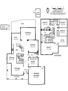 Floorplan of Homely house listing, 4 Chateau Close, Croydon VIC 3136