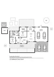 Floorplan of Homely house listing, 132 Saddleworth Road, Auburn SA 5451