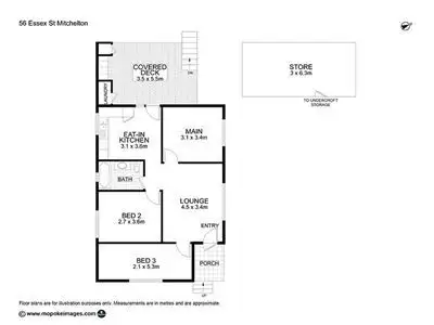 Floorplan of Homely house listing, 56 Essex Street, Mitchelton QLD 4053