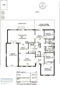 Floorplan of Homely house listing, 24 Laver Avenue, Gulfview Heights SA 5096