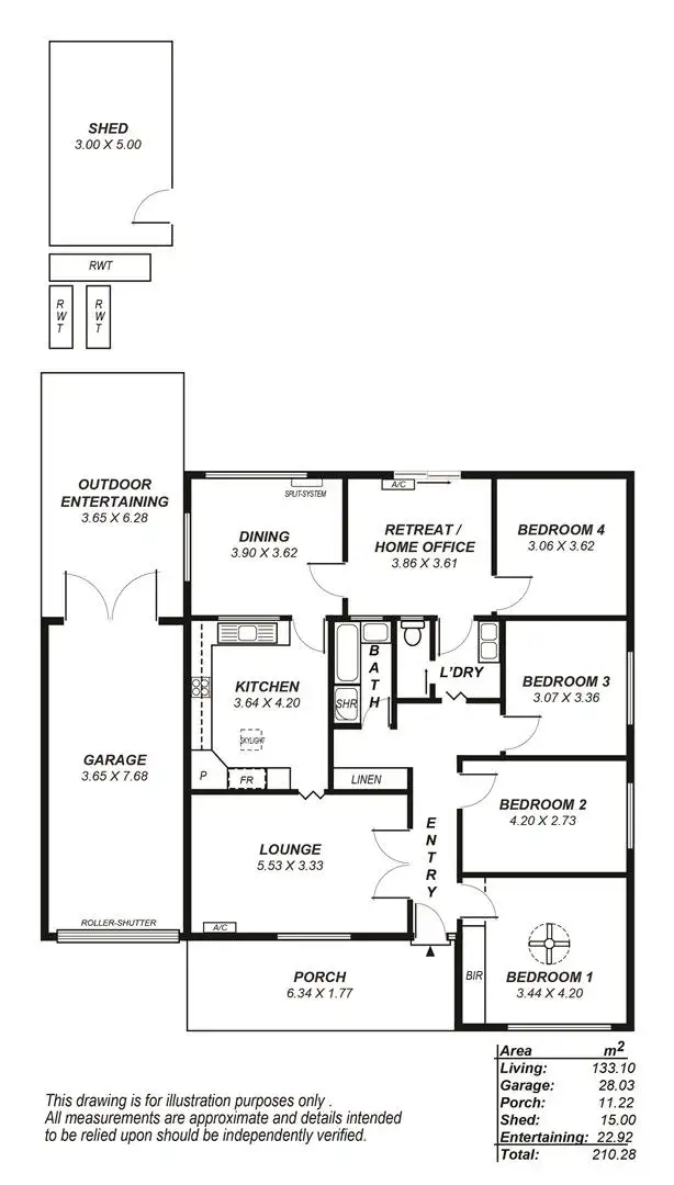 Floorplan of Homely house listing, 3 Bonython Ave, Magill SA 5072