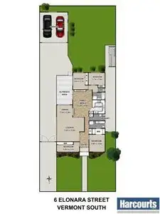 Floorplan of Homely house listing, 6 Elonara Road, Vermont South VIC 3133