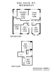 Floorplan of Homely house listing, 46a Haig Street, Mowbray TAS 7248