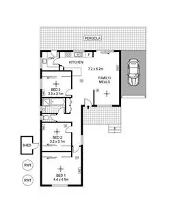 Floorplan of Homely house listing, 37 Jakara Avenue, Ingle Farm SA 5098