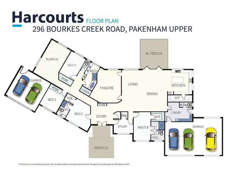 Floorplan of Homely rural property listing, 296 Bourkes Creek Rd, Pakenham Upper VIC 3810