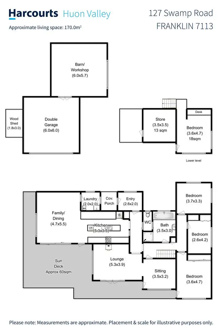 Floorplan of Homely house listing, 127 Swamp Road, Franklin TAS 7113
