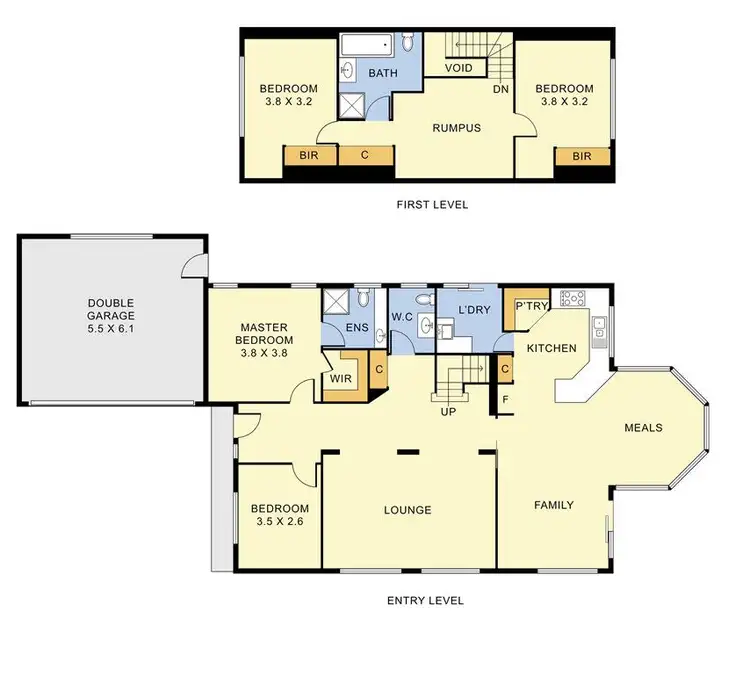 Floorplan of Homely house listing, 15 Teofilo Drive, Lysterfield VIC 3156