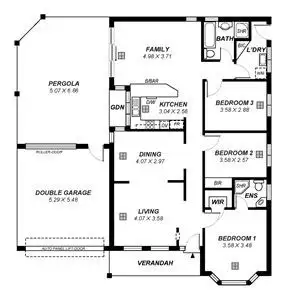 Floorplan of Homely house listing, 1A Allen Street, Burnside SA 5066