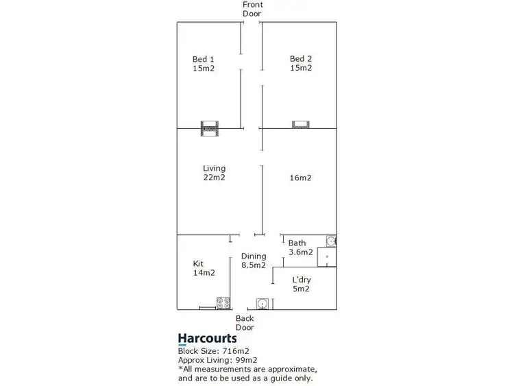 Floorplan of Homely house listing, 20-22 Green Street, Wangaratta VIC 3677