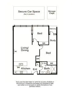 Floorplan of Homely apartment listing, 306/253 Bridge Road, Richmond VIC 3121