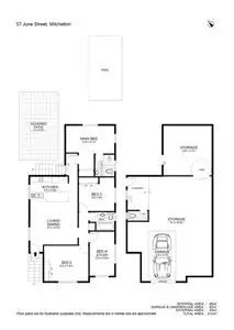 Floorplan of Homely house listing, 57 June Street, Mitchelton QLD 4053