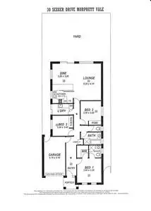 Floorplan of Homely house listing, 30 Seeger Drive, Morphett Vale SA 5162